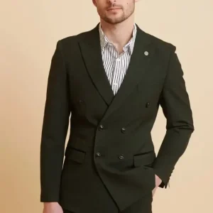 Marc Darcy - Kavaj Rutmönster Bromley Olivgrön DB