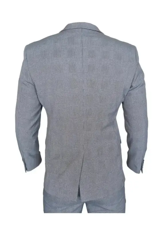 Marc Darcy - Kavaj Rutmönster Ljusblå Bromley Himmel - Bild 4