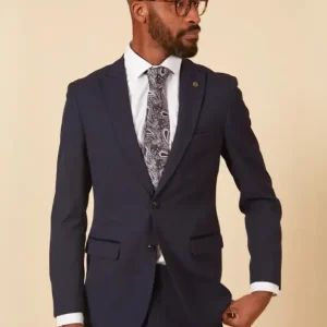 Marc Darcy - Kavaj Rutmönster Mörkblå Bromley Navy