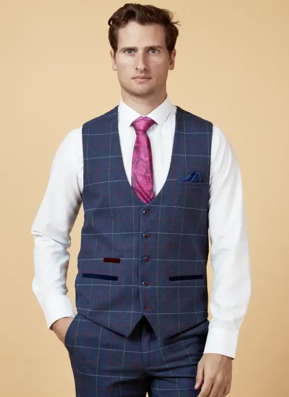 Marc Darcy - Väst Drake Marinblå - Bild 2