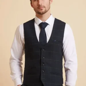 Marc Darcy - Väst Marinblå Edison Grönlinje