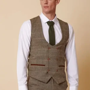 Marc Darcy - Väst Ted Tan Dubbelknäppt