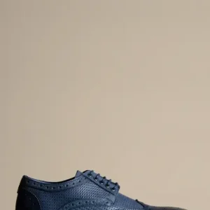 Marinblå läderskor, Marc Darcy Brandon, Wingtip brogue