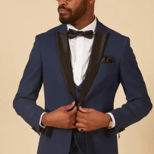 Marinblå smoking 3-delad