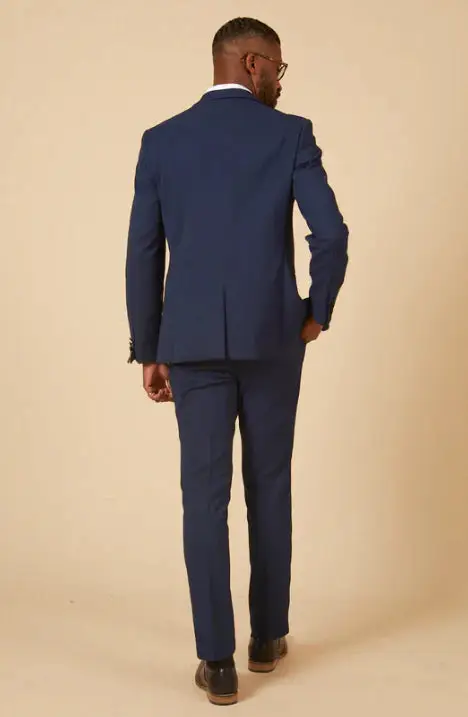 Marinblå smoking 3-delad - Bild 5
