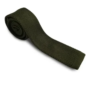 Mossgrön Slips Stickad | Garrison Limited