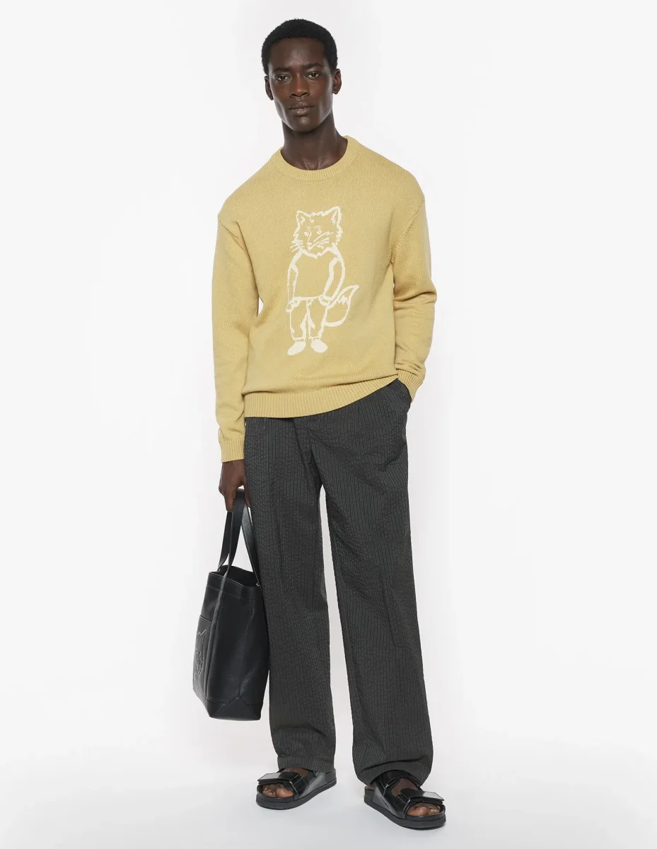 Maison Kitsuné Byxor Relaxed Pleated - Bild 2