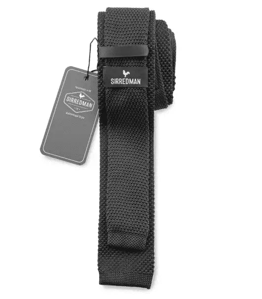 Svart Slips Stickad | Sir Redman - Bild 3