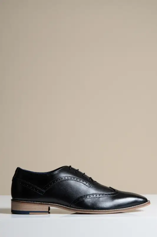 Svarta läderskor, Marc Darcy Dawson - Wingtip brogue