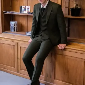 CASTLESON – Byxor Chief Olive Tweed