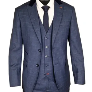 TAVERNY Corporal - Herrkostym Check Navy