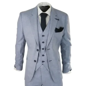 Tredelad kostym Cavani Miami Sky slim fit suit