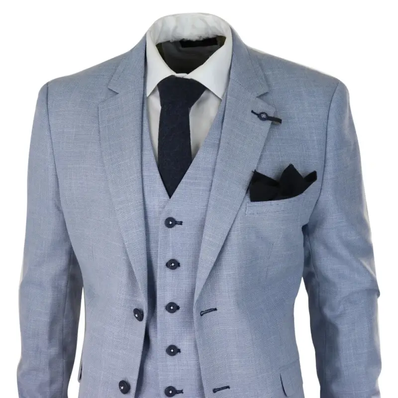 Tredelad kostym Cavani Miami Sky slim fit suit - Bild 5