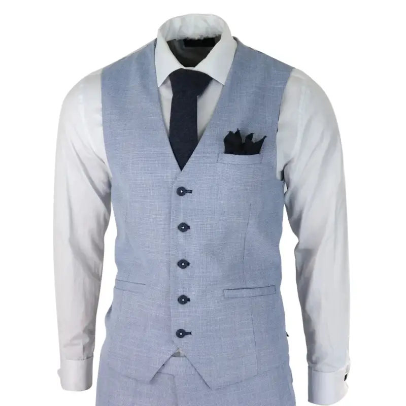 Tredelad kostym Cavani Miami Sky slim fit suit - Bild 6