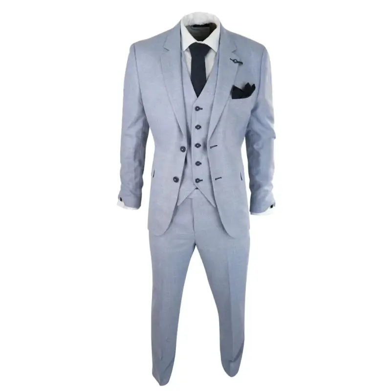 Tredelad kostym Cavani Miami Sky slim fit suit - Bild 4
