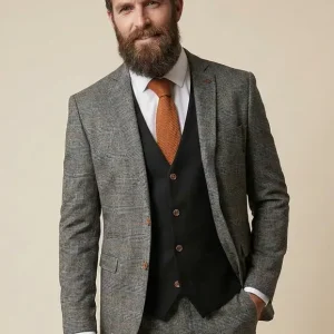 Tredelad kostym Jenson grå mix and match