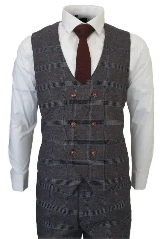 Tredelad kostym Jenson grå - Bild 5