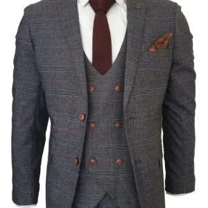 Tredelad kostym Jenson grå