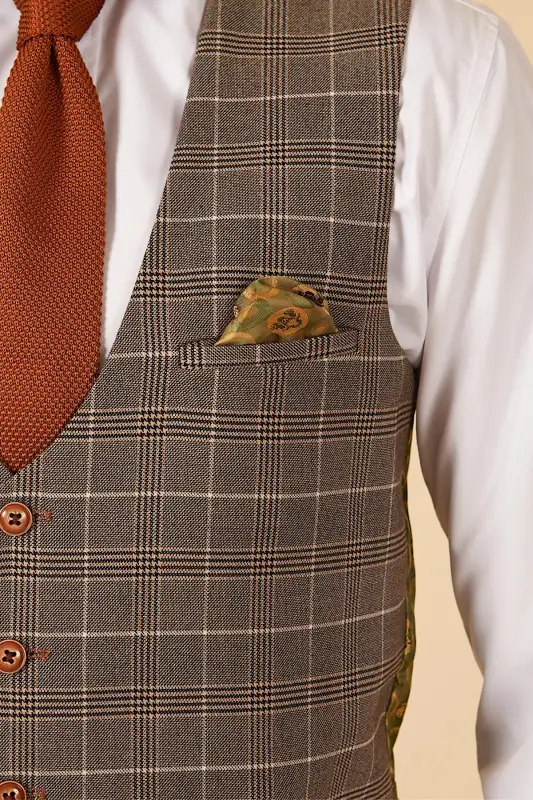 Tredelat herrdräkt Dion blå Mix and Match - Marc Darcy - Bild 4