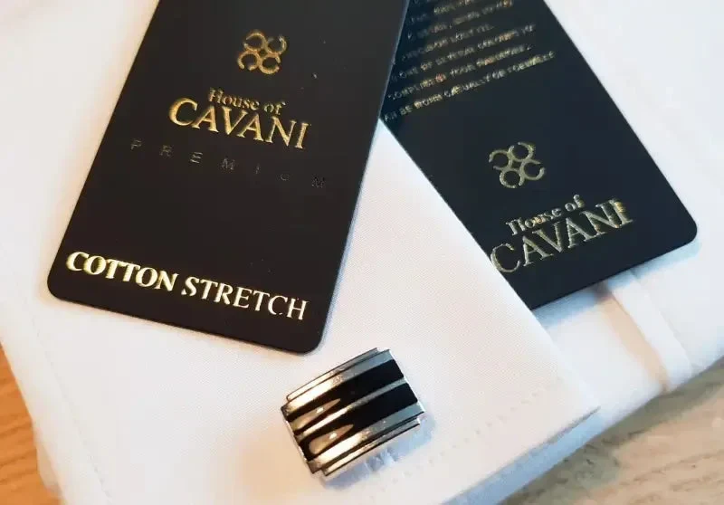 Vit Skjorta med Manschettknappar | Cavani - Bild 4