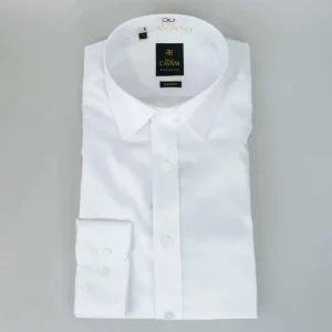 Vit Slim-fit Skjorta | Cavani